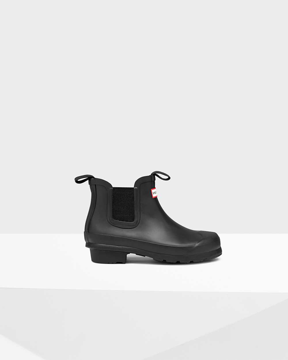 Hunter Original Big Kids Chelsea Boots NZ-85158Y Black